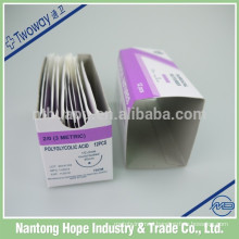 Disposable Sterile Surgical PGA Sutures with Needle